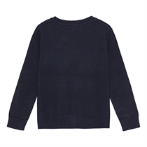 BIRKHOLM Strik Cardigan Navy Blå